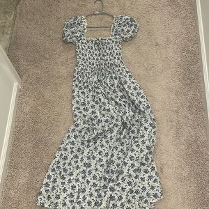 Shop doen XS blue floral dress